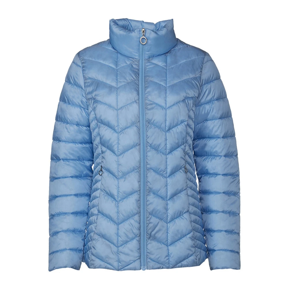 Danwear Women's Blue Light Luxury Down Jacket Gunda - Winter Jackets - 4XL - Jackets