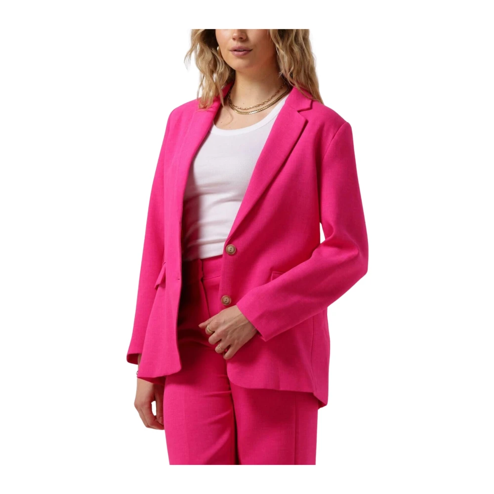 Pom Amsterdam Pink Glow Blazer Pink Dames
