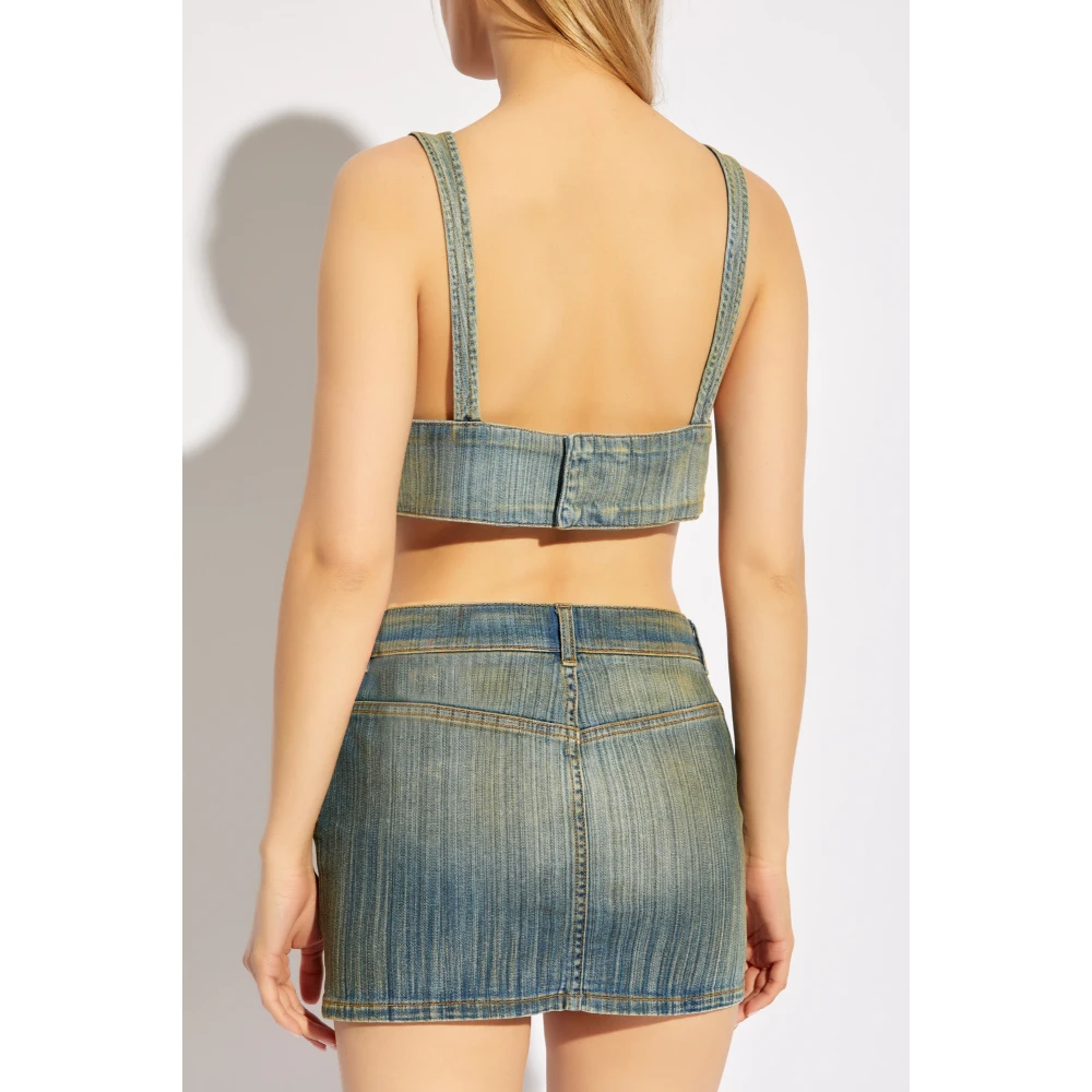 Diesel Top `De-Elly-S` Blue Dames