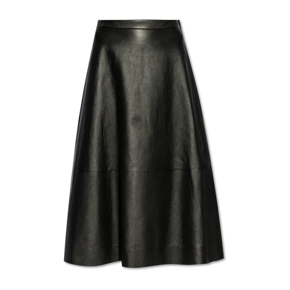 Balenciaga Leren rok Black Dames