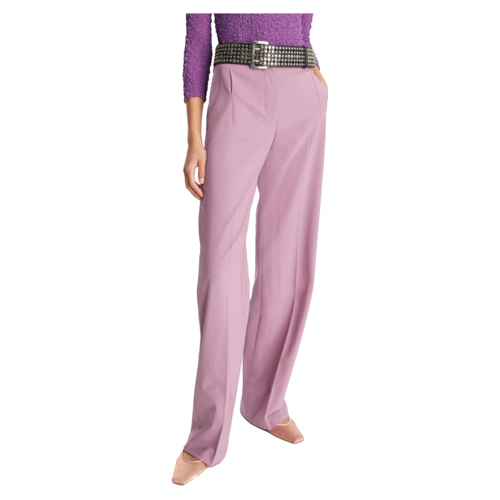 TORY BURCH Wol op maat gemaakte broek Pink Dames