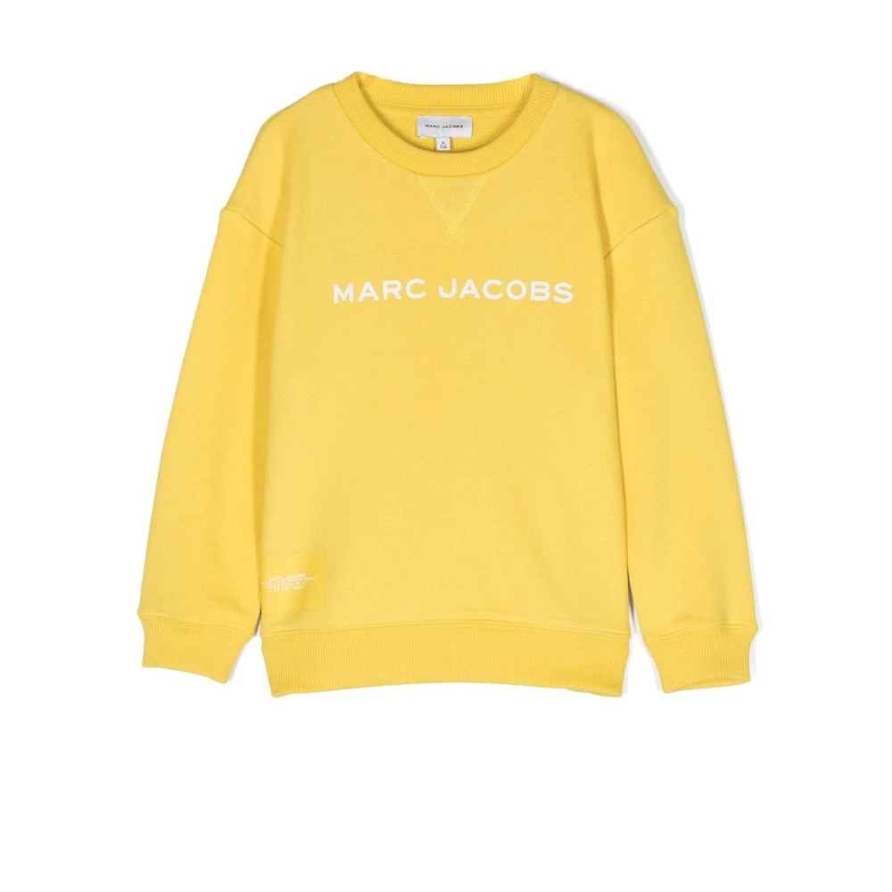 Marc Jacobs Gul Logo-Print Tröja Yellow, Flicka