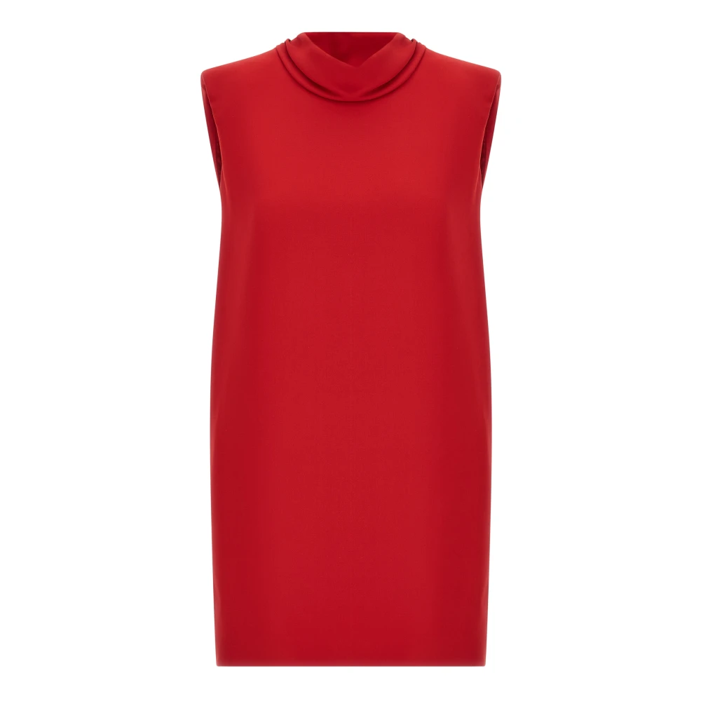 Valentino Garavani - Solid Pure Silk Cady Couture Kleid - Dresses - Damen - Rot - Xs - Bild 3