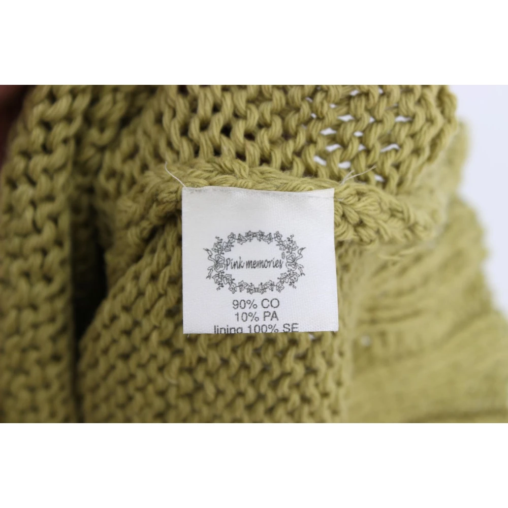 Pink Memories Groene mouwloze vesttrui Green Dames