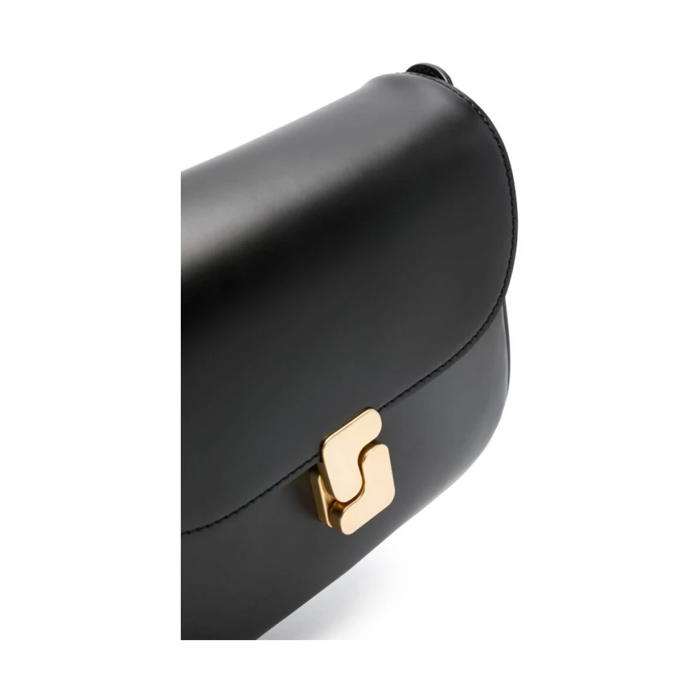 Soeur Mini Bellissima Leren Crossbody Tas Black Dames