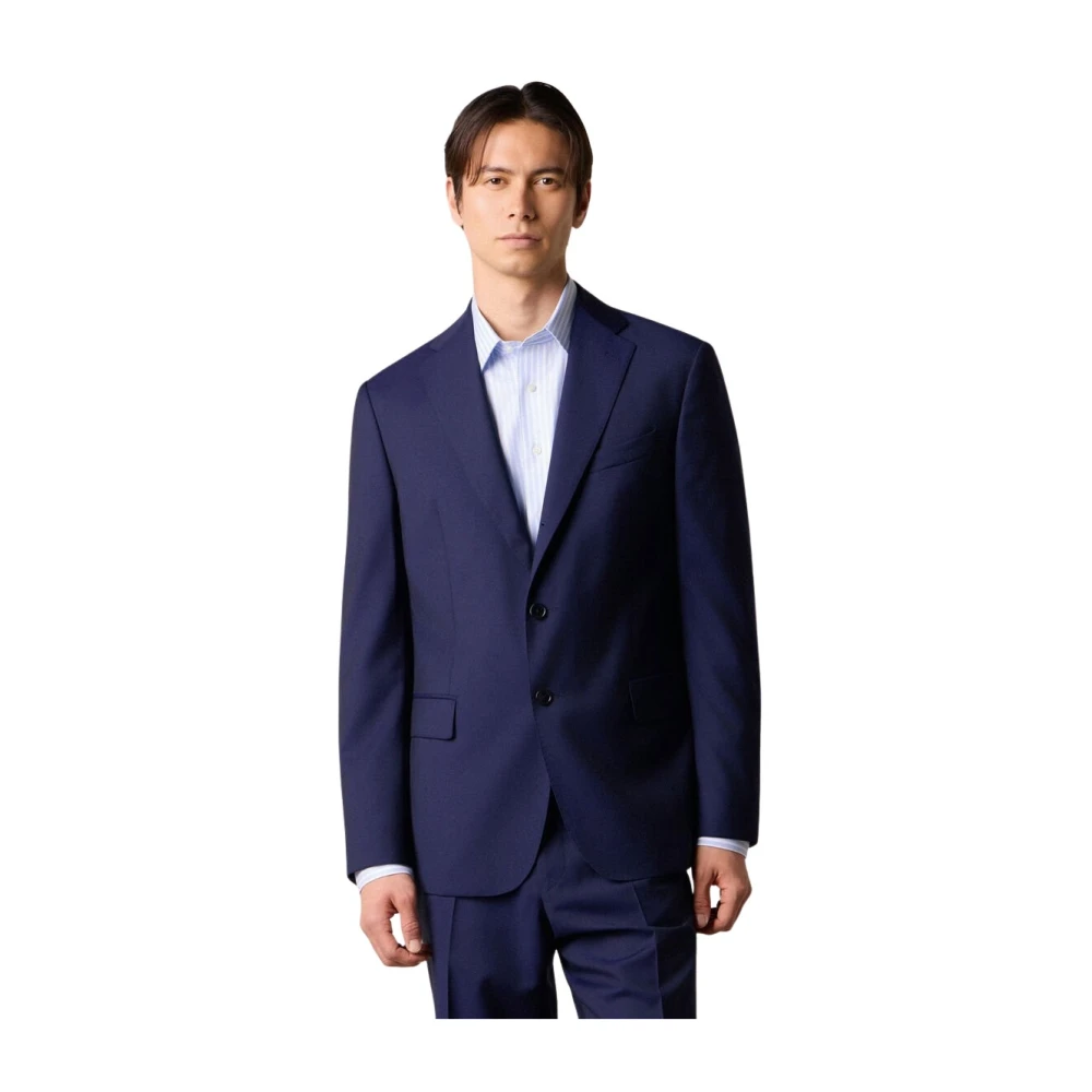 Brooks Brothers Men's Blue Virgin Wool Blazer - Blazers - M - Jackets