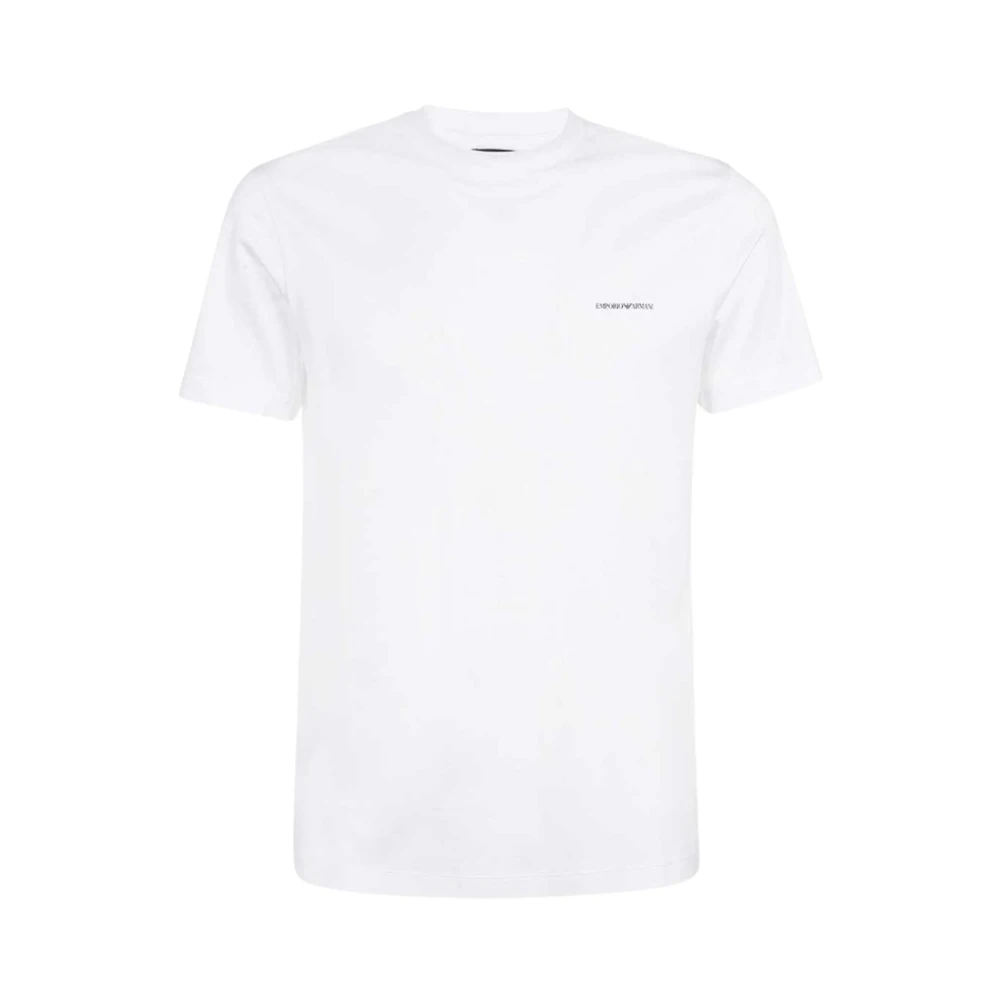 Emporio Armani T-Shirt A girocollo White, Herr