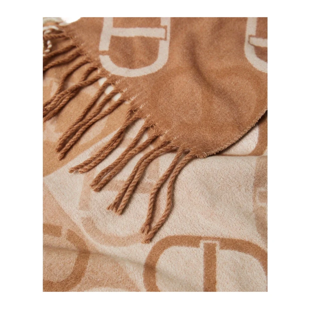 Twinset Elegante Sjaal voor Vrouwen Brown Dames