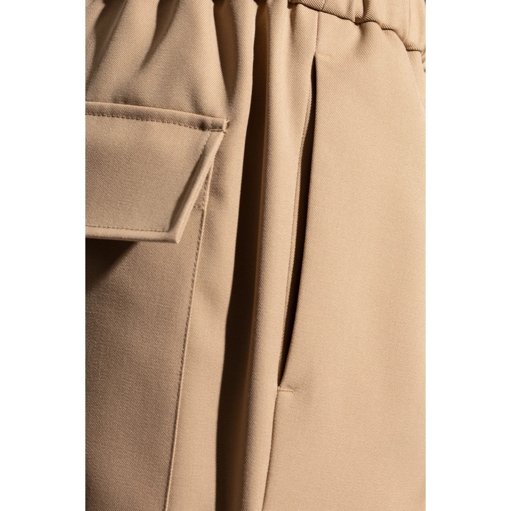 Jil Sander Geplooide broek Beige Heren