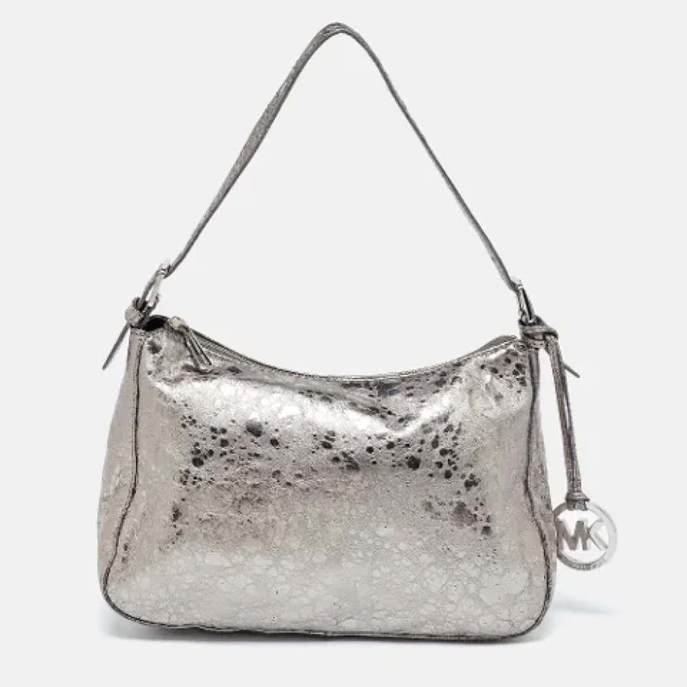 Michael Kors Pre-owned Leather shoulder-bags Gray Dames