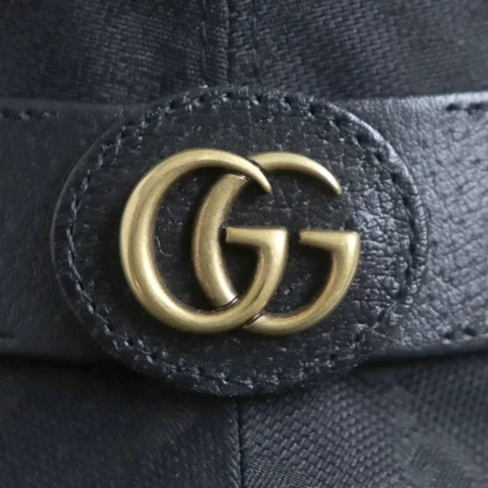 Gucci Vintage Pre-owned Fabric hats Black Heren