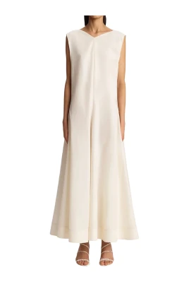 Cream Maxi Klänning