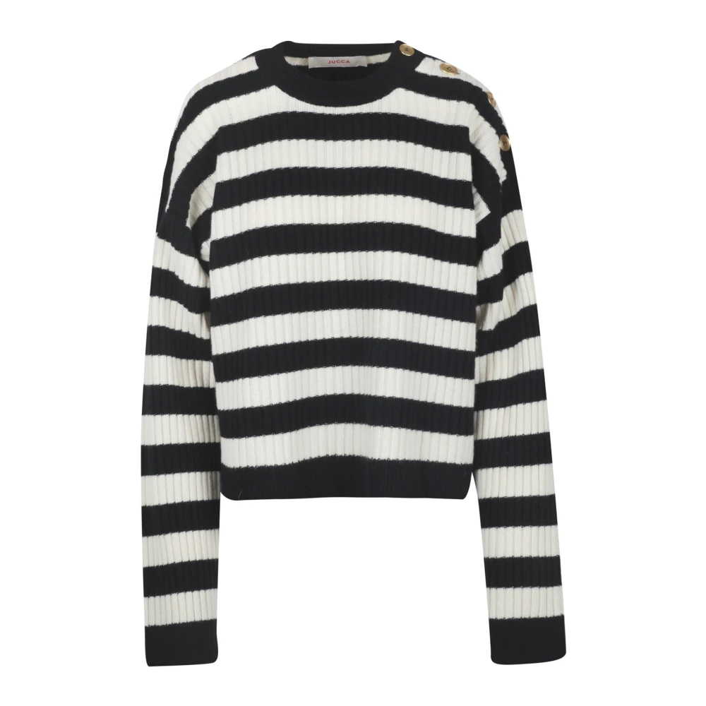 Jucca Stijlvolle Gebreide Top Black Dames