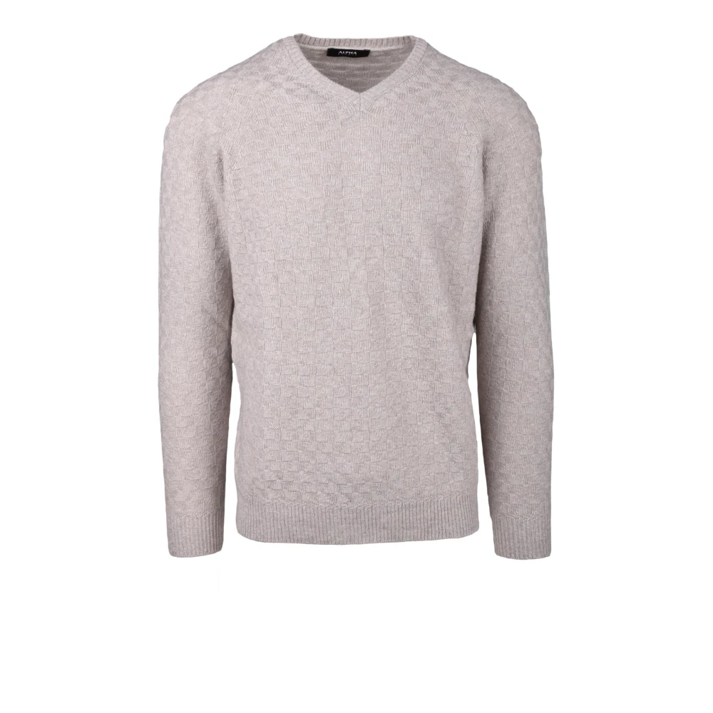 Knitwear > V-neck Knitwear - - Alpha Studio - Modalova