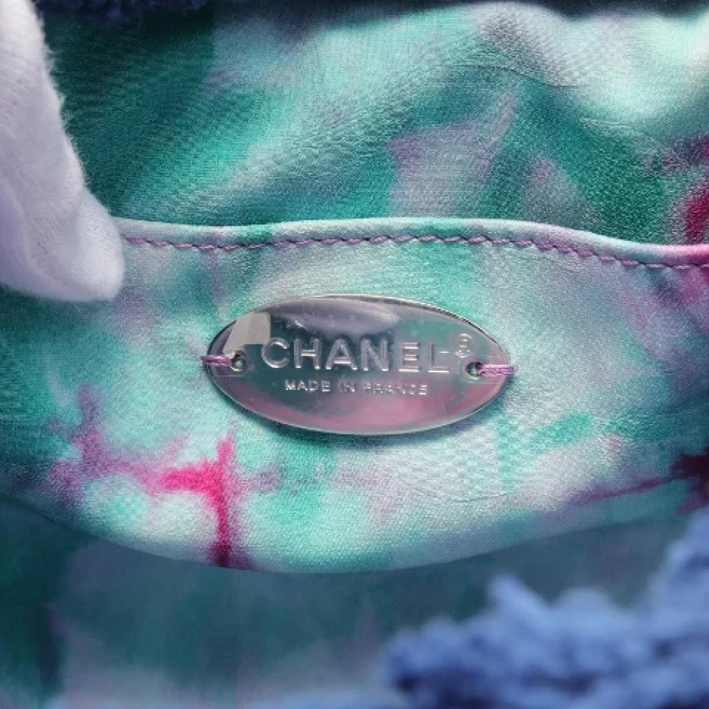 Chanel Vintage Pre-owned Fabric chanel-bags Blue Dames