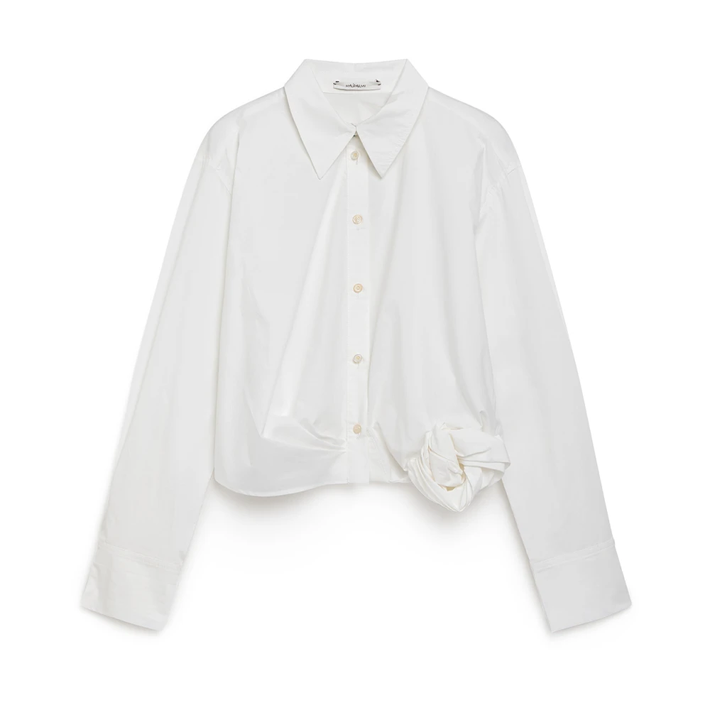 Maliparmi Gesculpteerde Overhemd White Dames