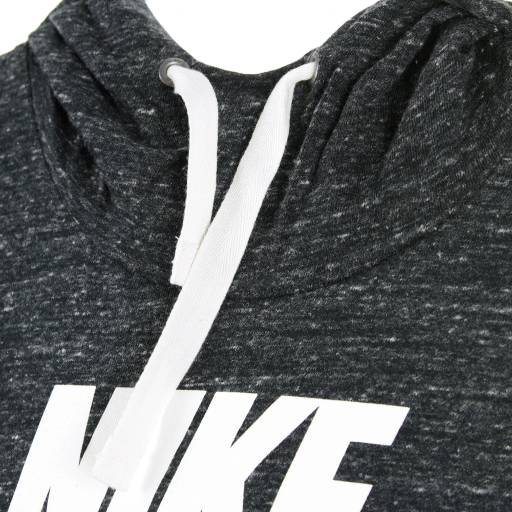 Nike Vintage Zwarte Hoodie Black Dames