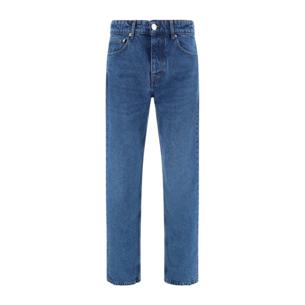 Ami Paris Denim Jeans met katoen samenstelling Blue Heren