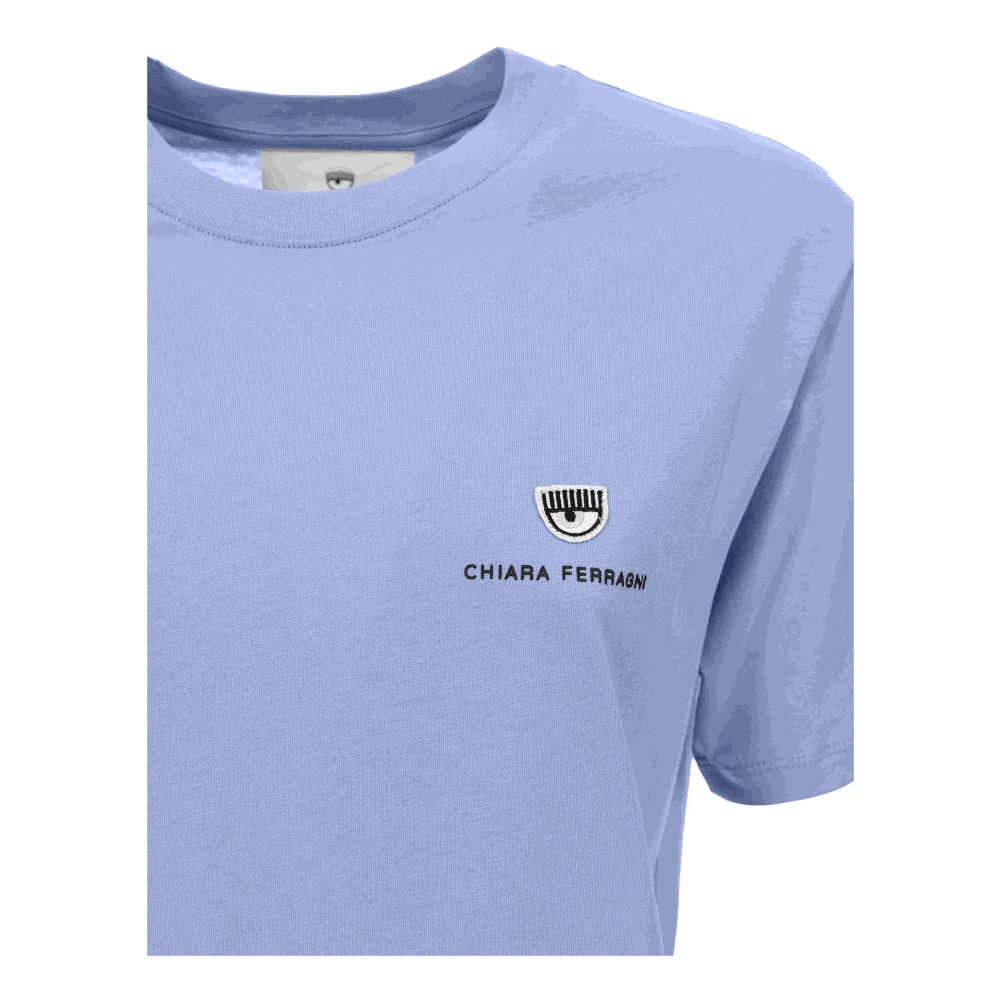 Chiara Ferragni Collection Stijlvolle T-shirts en Polos Blue Dames