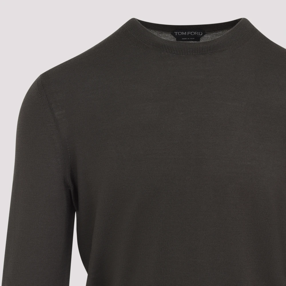 Tom Ford Groene Wollen Trui Stijlvol Green Heren