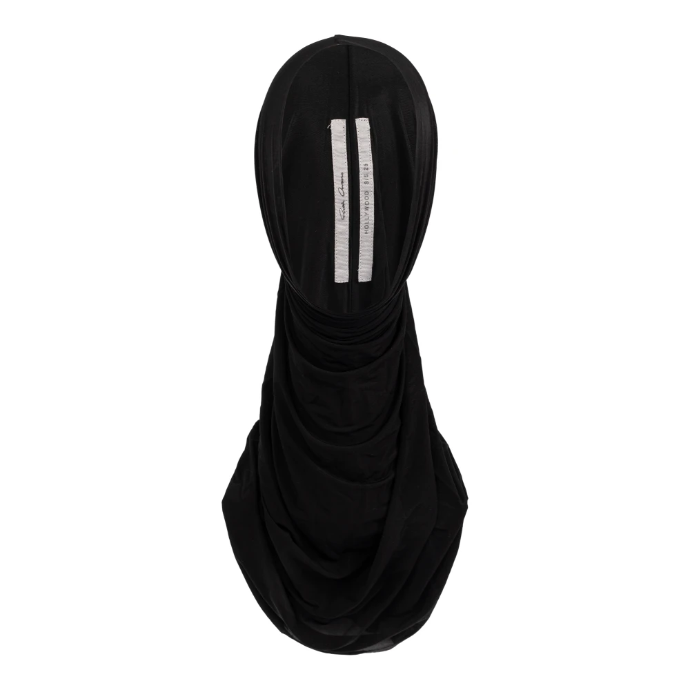 Rick Owens Hoofddoek Black Heren