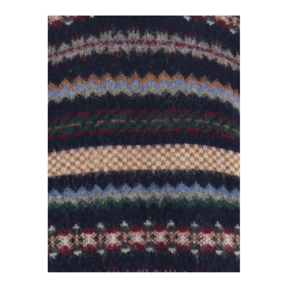 Howlin' Geometrische Wol Crew Neck Sweater Multicolor Heren