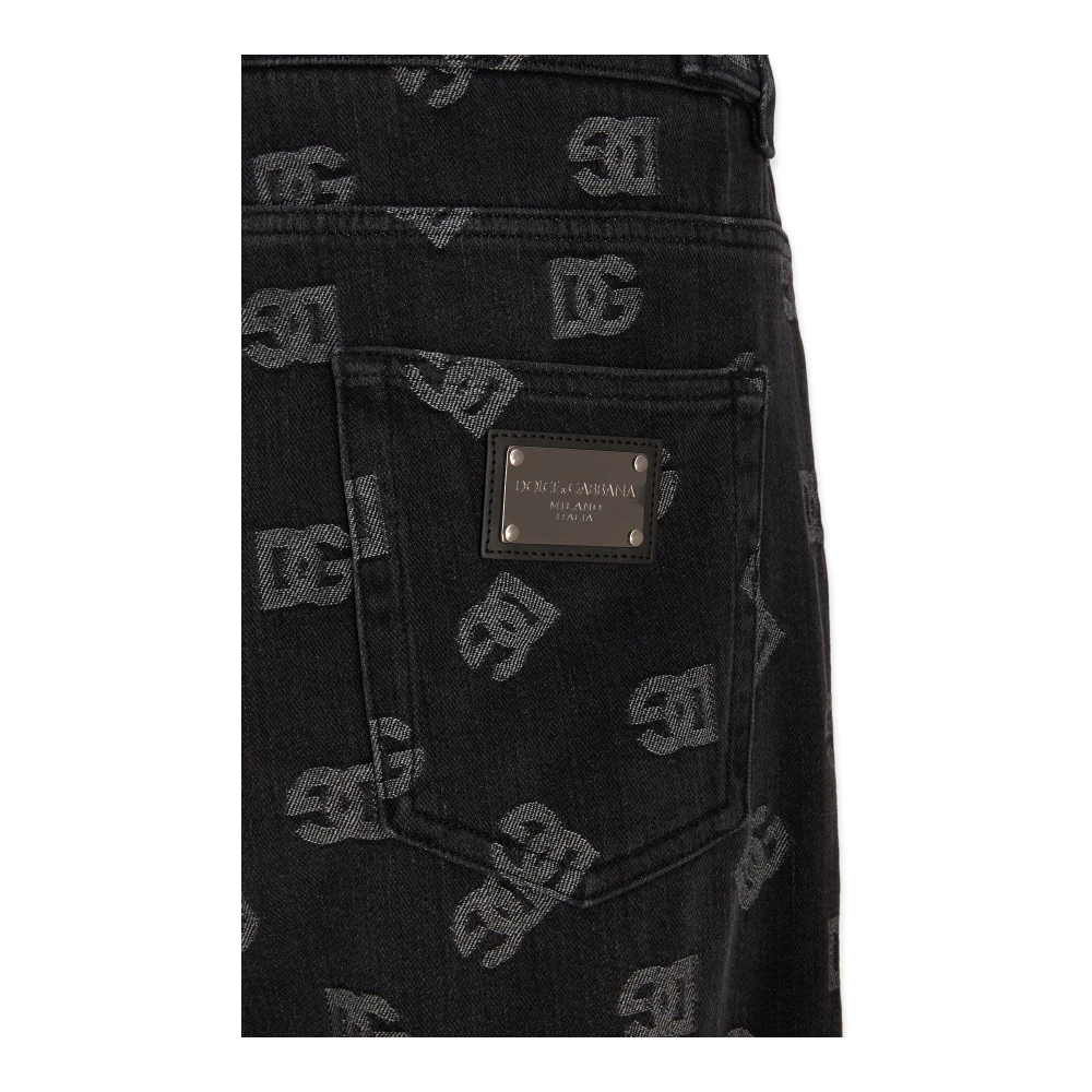 Dolce & Gabbana Klassieke Denim Jeans voor dagelijks gebruik Black Heren