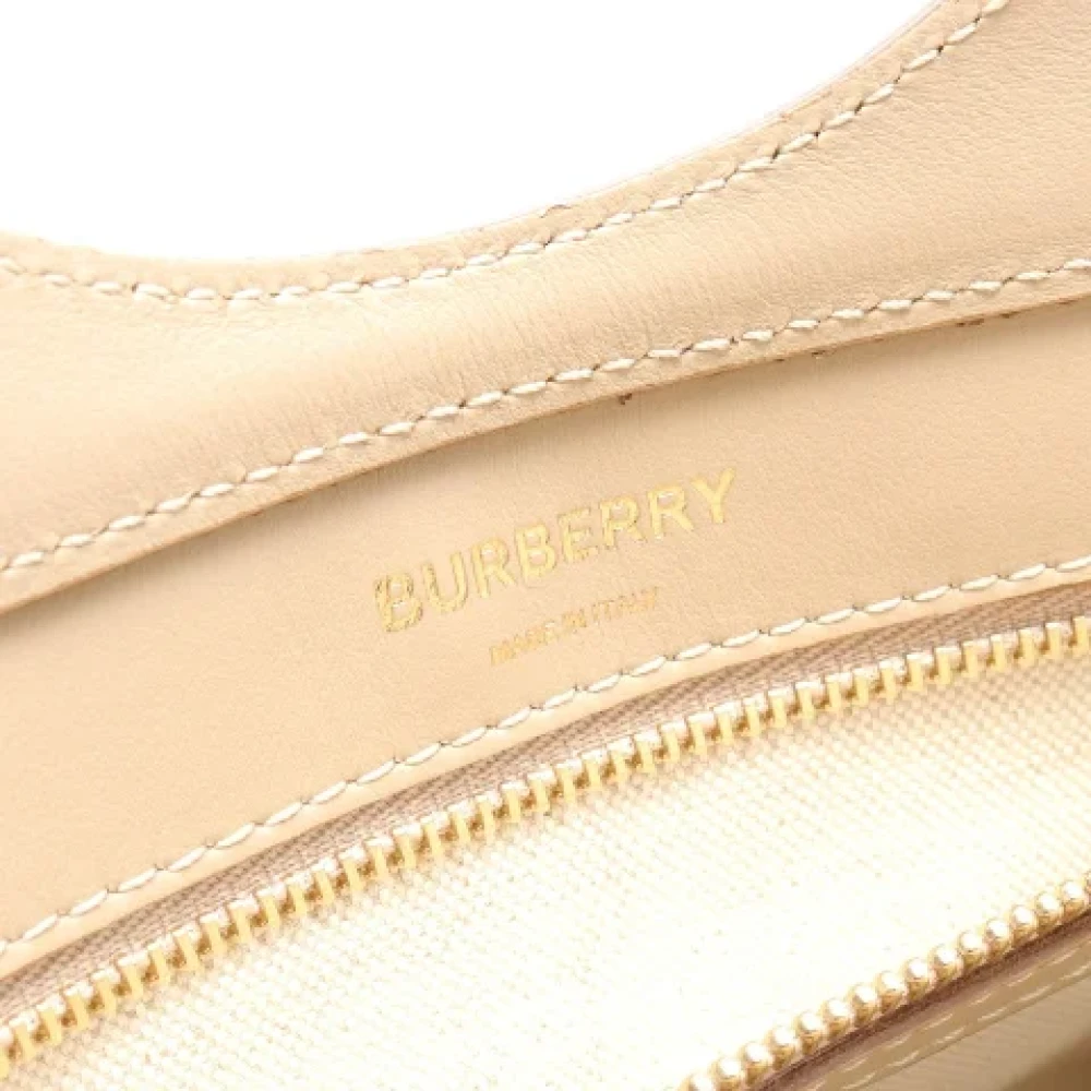 Burberry Vintage Pre-owned Canvas handbags Beige Dames