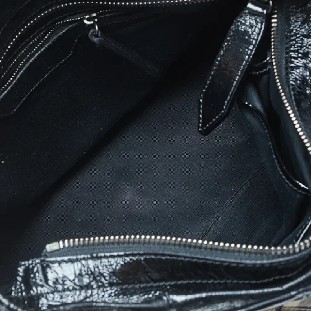 Burberry Vintage Pre-owned Plastic totes Black Dames