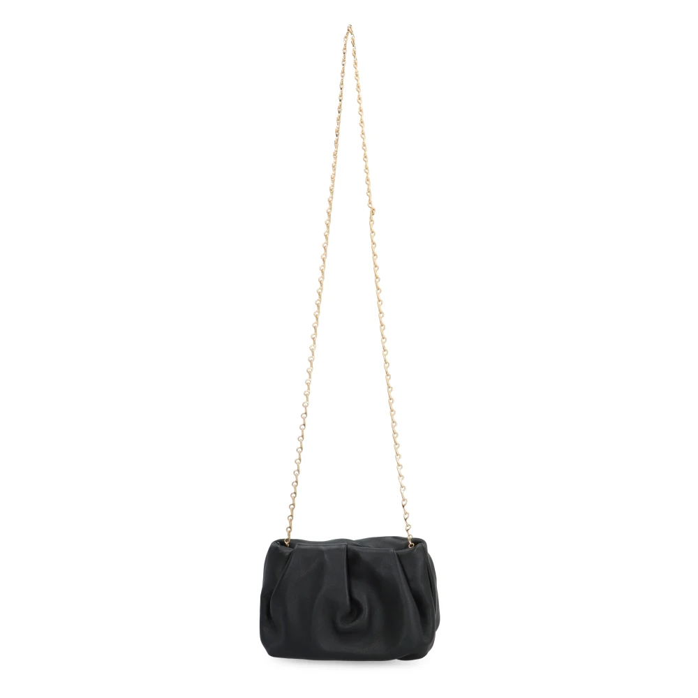 Burberry Roze Leren Clutch met Ketting Schouderband Black Dames
