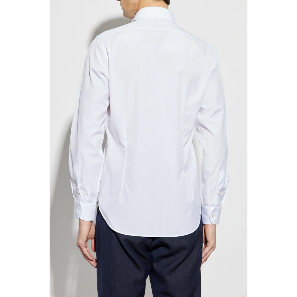 Eleventy Katoenen shirt White Heren