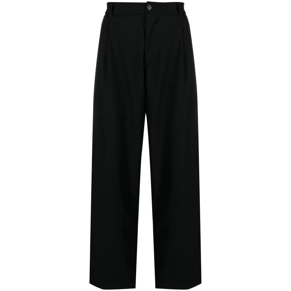Family First Straight Trousers Black Heren