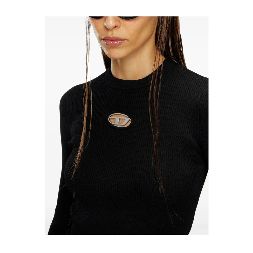 Diesel Stijlvolle Gebreide Kleding voor Vrouwen Aw24 Black Dames