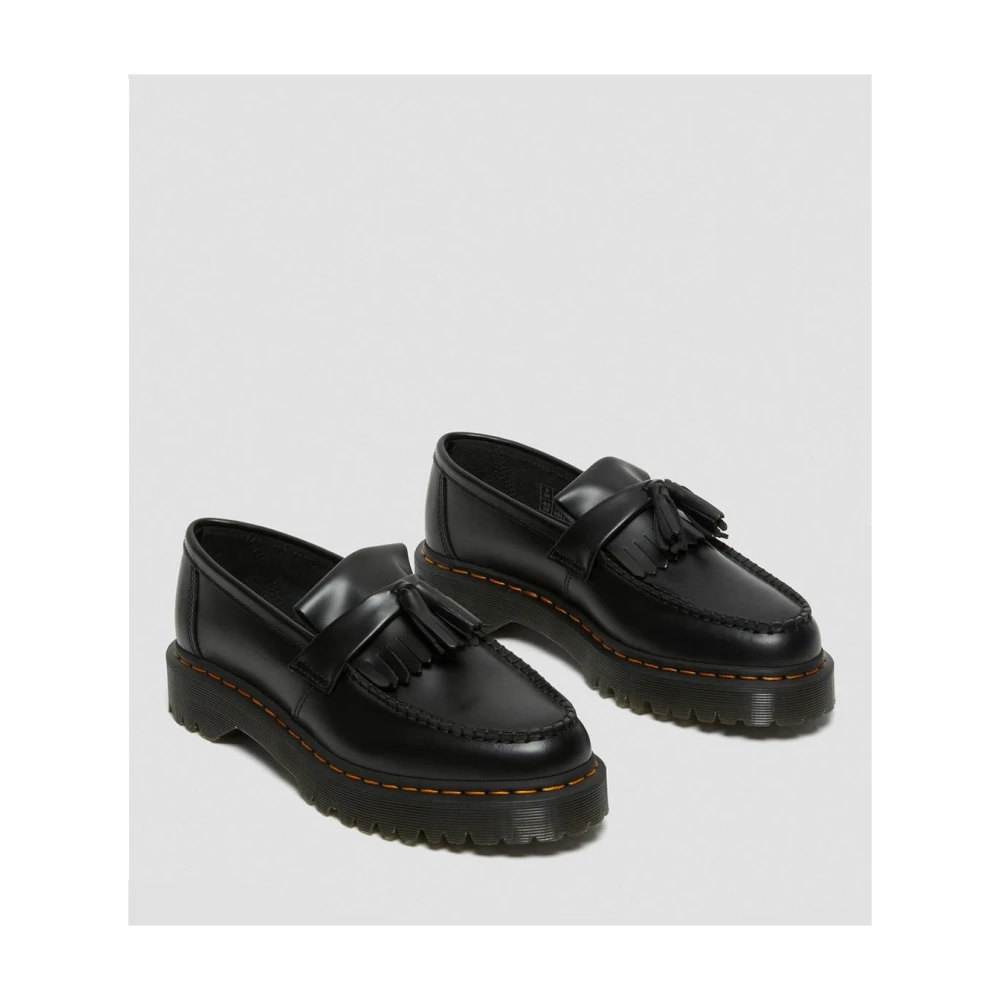 Joom Dr. Martens Men's Black Adrian Bex Smooth Leather Tassel Loafer Unisex Sneakers 26957001 Cm - Image 6