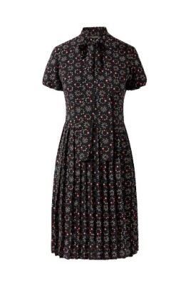 floral-pleated-dress-with-short-sleeves