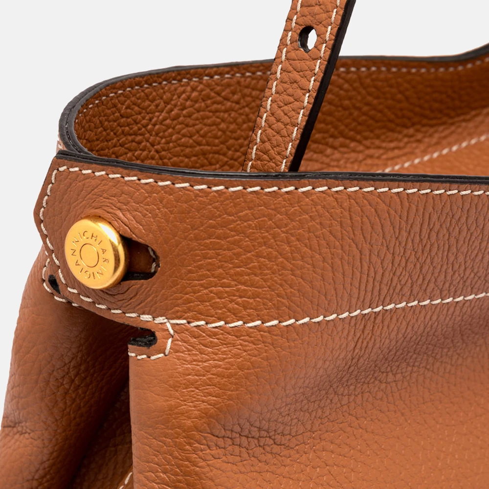 Gianni Chiarini Brandy Ottavia Leren Tas Brown Dames