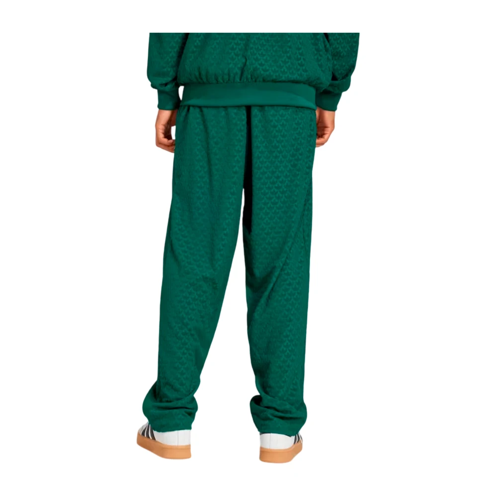Adidas Casual Gedrapeerde Broek met Ritszakken Green Heren