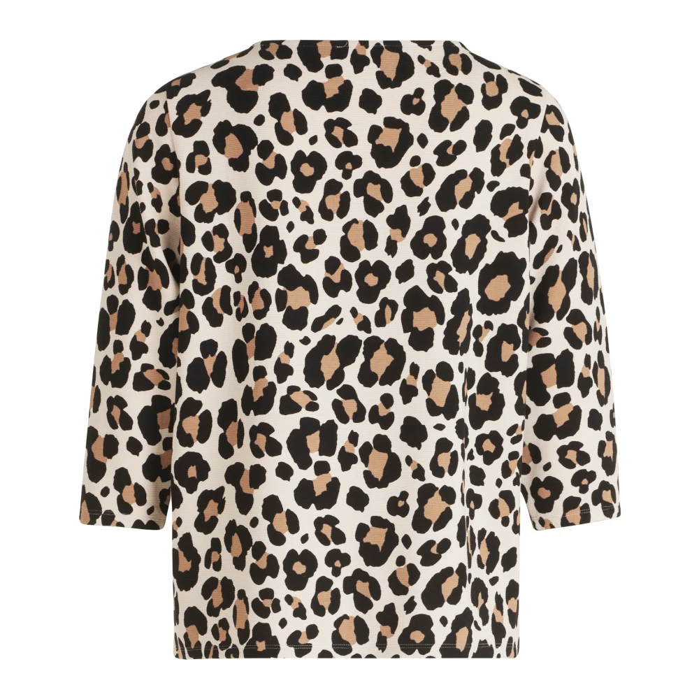 Betty Barclay Sweatshirt met dierenprint en 3 4 mouwen Multicolor Dames
