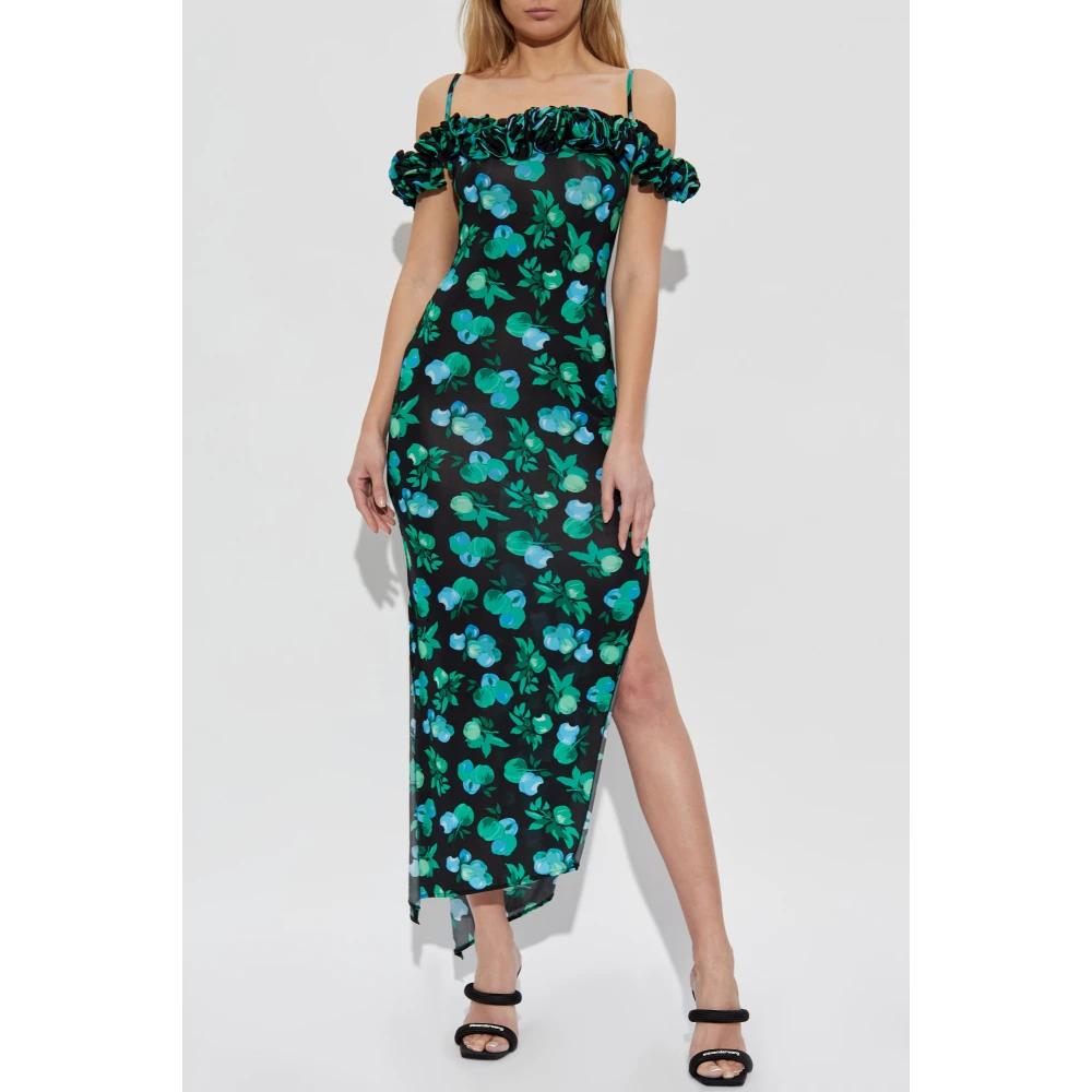 Coperni Gedrukte jurk Green Dames