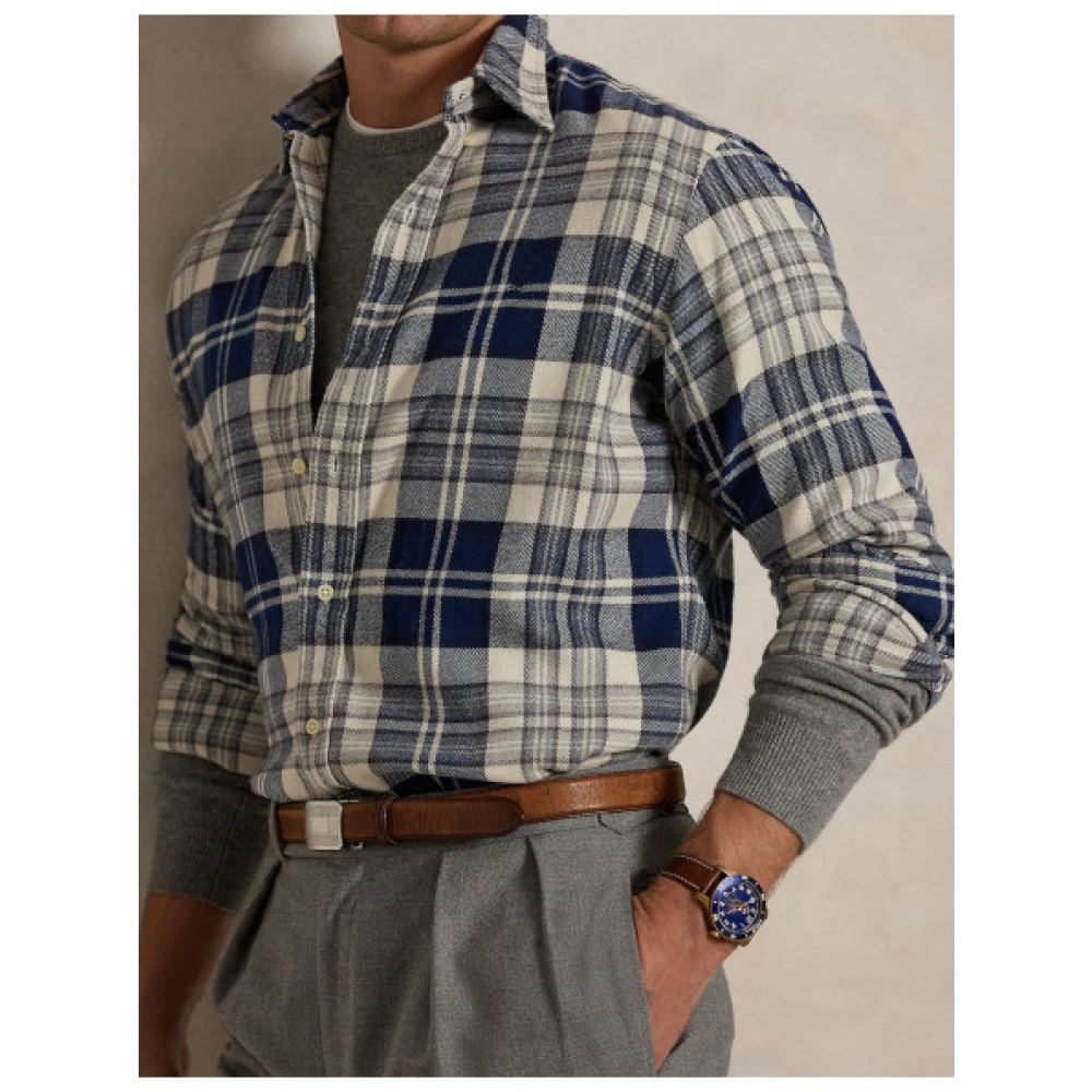 Polo Ralph Lauren Geruite katoenen flanellen overhemd Multicolor Heren