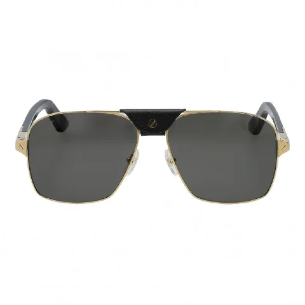 Cartier Vintage Pre-owned Fabric sunglasses Yellow Dames