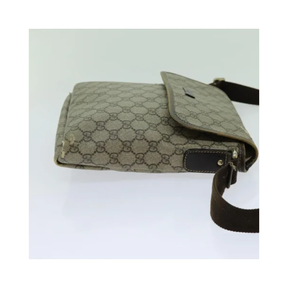 Gucci Vintage Pre-owned Canvas gucci-bags Beige Dames