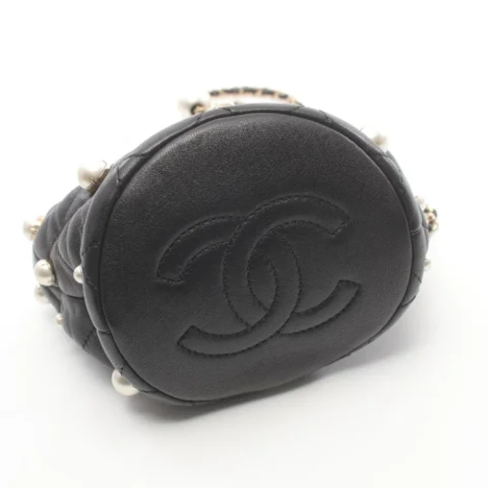 Chanel Vintage Pre-owned Fabric chanel-bags Black Dames