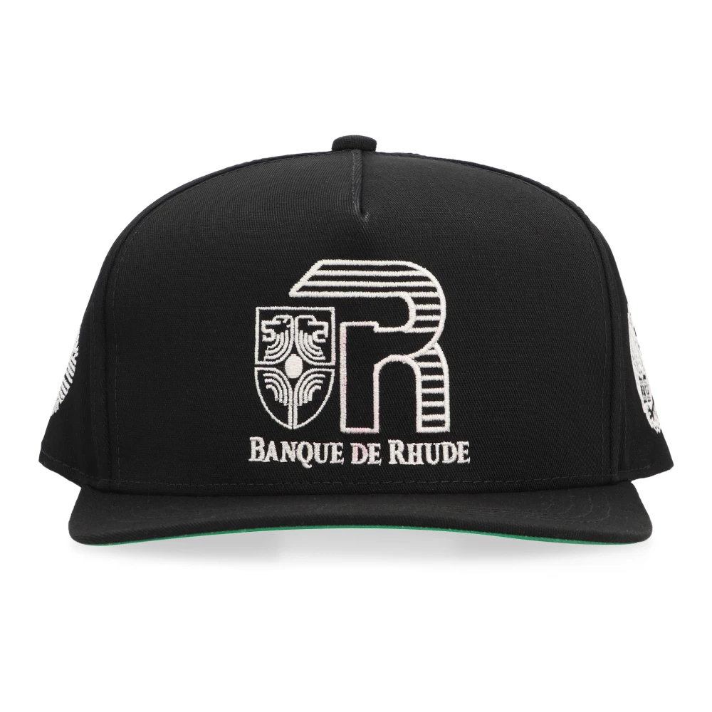 Rhude Baseballpet met platte klep Black Heren
