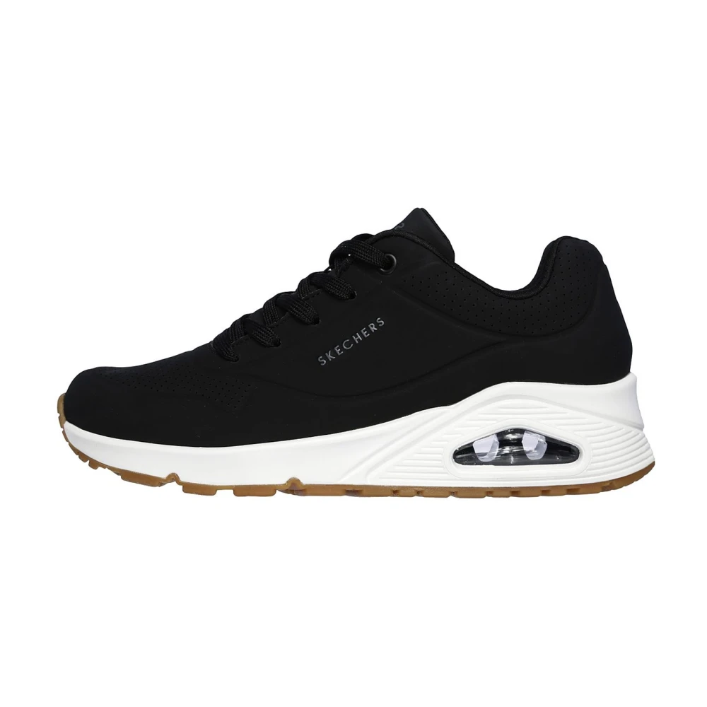 Skechers Luftkudde Klassisk Sneaker Black, Dam