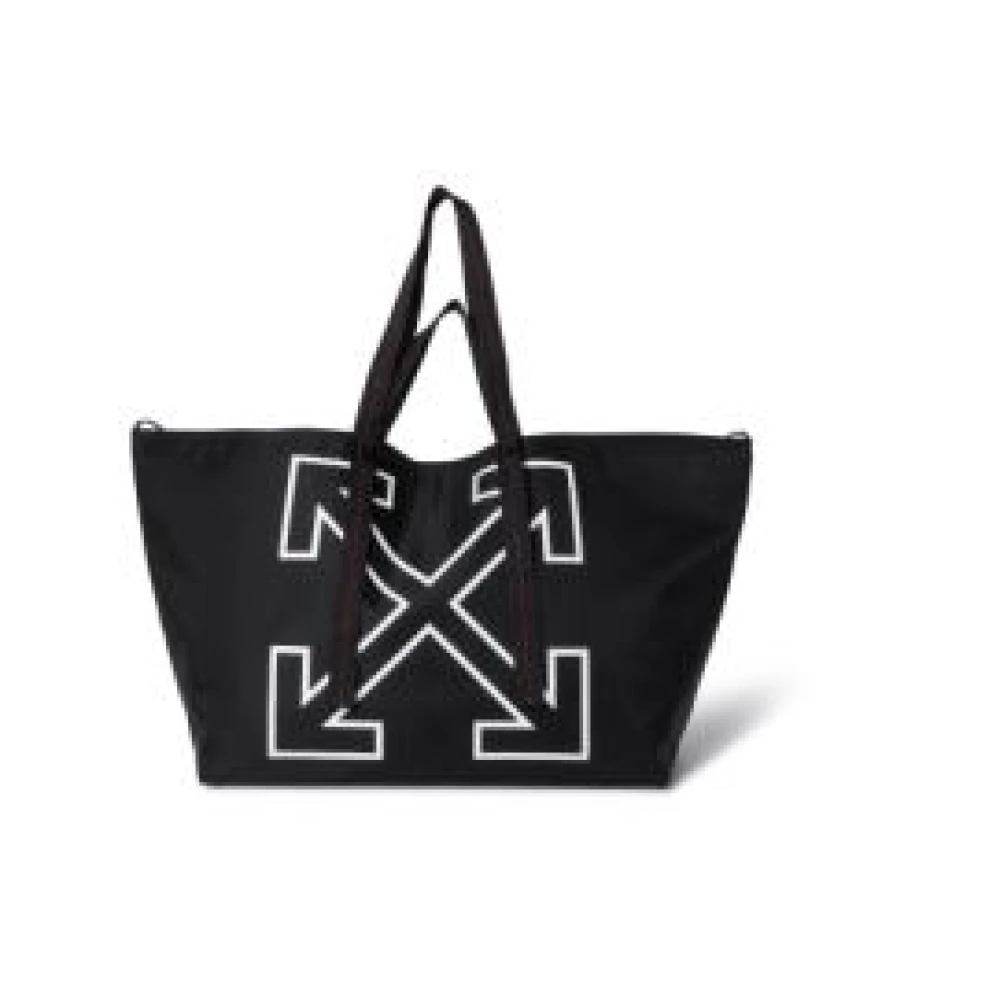 Off White Zwarte tassen met stijl Black Heren