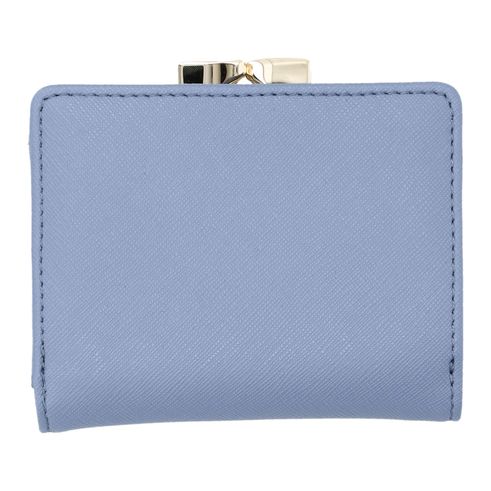 Vivienne Westwood Stijlvolle Frame Portemonnee Blue Dames