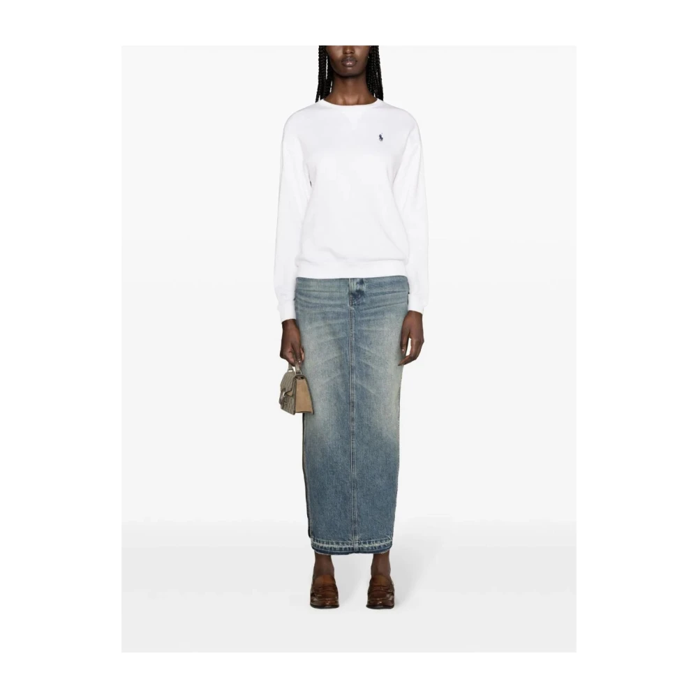 Ralph Lauren Lange Mouw Sweatshirt White Dames