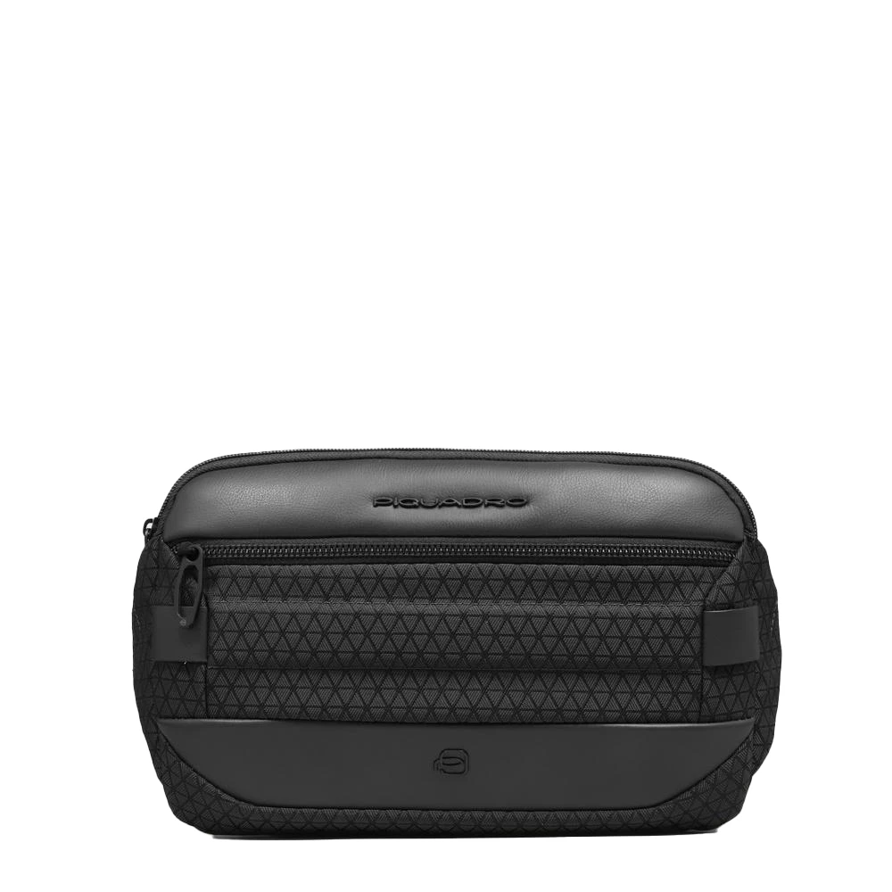 Piquadro Herren Schwarz Bauchtasche