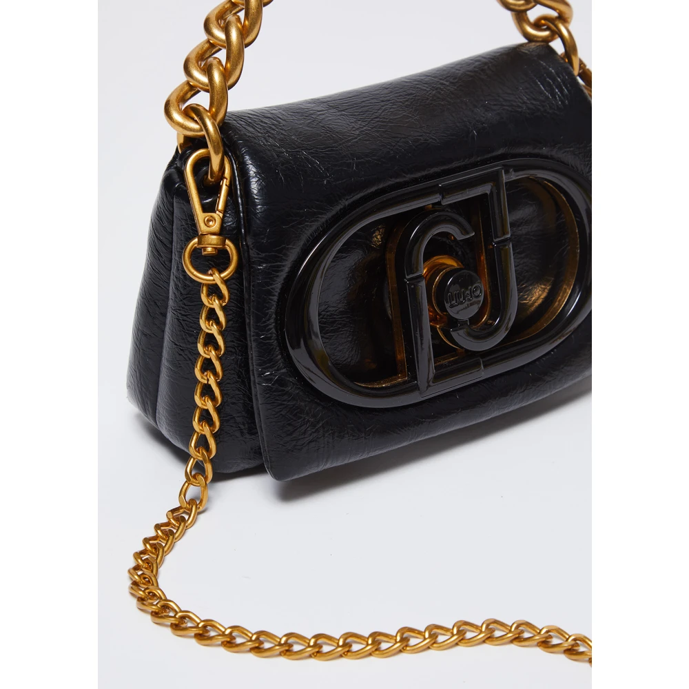 Liu Jo Stijlvolle Mini Puffy Tas Black Dames